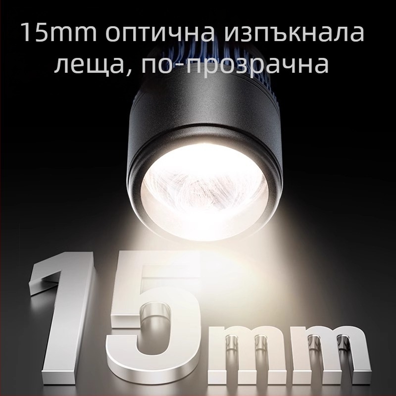 Аквариумна LED клип лампа с регулируем фокус за осветление (Марка: yee; Мощност: 3W-50W; Тегло: 600 g; Материал: PC огнеустойчив; Функция: осветление)