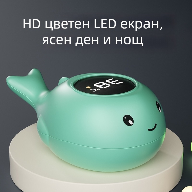 Бебешки термометър за вода за къпане, водоустойчив, обхват 0–90°C, Huashang