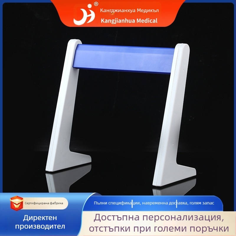 Стойка за пипети с дупки 3/4/5/6, A-тип двустранна пластмасова наклонена подвесна стойка, модел 10