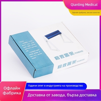 A-образна стойка за пипети, двустранна пластмасова диагонална, 3/4/5/6 отвора, произход Jiangsu, производител Qianling