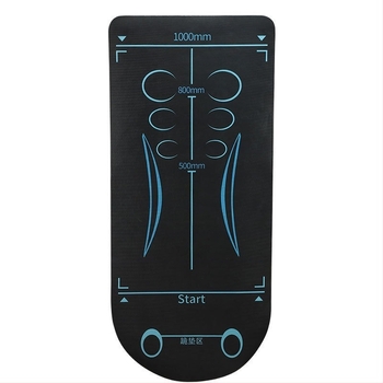 Мат за абдоминално колело с амортизация и антихлъзгаща повърхност, от пяна, за домашни тренировки