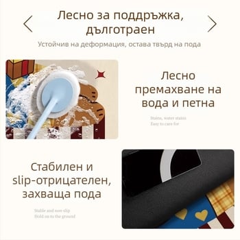 Мат за баня със сладък карикатурен дизайн, материал: силиконова диатомова глина, неравна форма, бързосъхнещ, против подхлъзване, стил: сладък