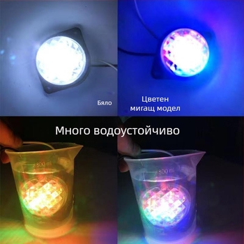 Индикаторна светлина за ширина на камиони и ремаркета – 12/24V LED, IP68, 3W, 6000K