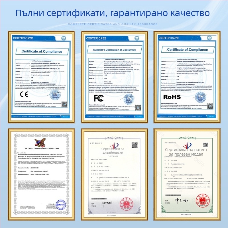 LED автомобилна таванна лампа Z7, атмосферен интериор, USB зареждане, PC корпус, универсално съвместима, 5V, 1W, светлинен поток 3000 lm