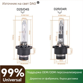 Ксенонови крушки за фарове D4/D2 – 35W, 12V, 6000 lm, 30 000 ч