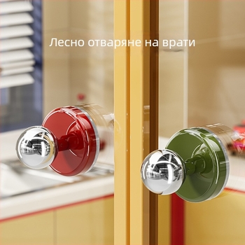 imega Y3948 Вакуумна дръжка за врати — без пробиване, PET+ABS+неръждаема стомана, инжекционно формована повърхност