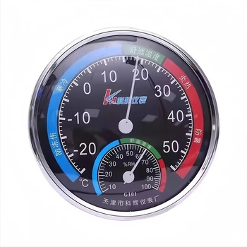 Хигрометър и термометър, кръгла форма, -20 до 50°C