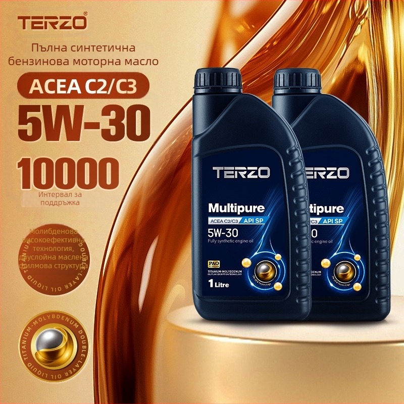 Моторно масло Tazer Duo Pure 5W-30, пълна синтетика, API SP, C3, бензинов двигател