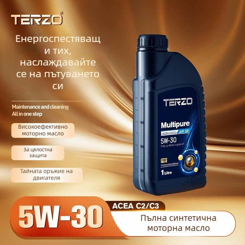 Моторно масло Tazer Duo Pure 5W-30, пълна синтетика, API SP, C3, бензинов двигател