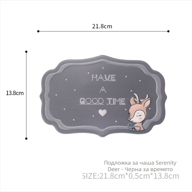 Антихлъзгаща подложка за автомобилен интериор за мобилен телефон, сладък карикатурен дизайн, PVC материал, устойчив на високи температури, безшумна