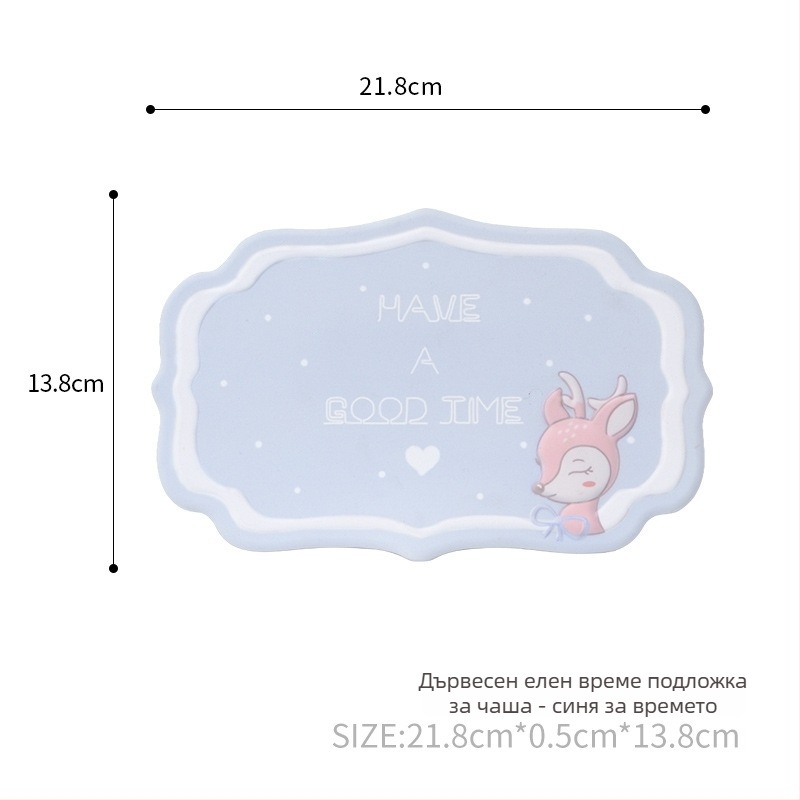 Антихлъзгаща подложка за автомобилен интериор за мобилен телефон, сладък карикатурен дизайн, PVC материал, устойчив на високи температури, безшумна