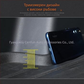 Багажна подложка за Audi A3 A4L A5 A6 A7 A8 Q2L Q3 Q5 Q7 Q8 S4 — гума, марка CENFUN