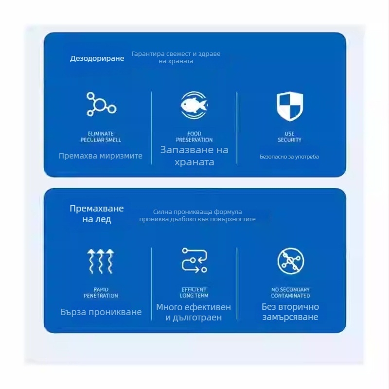 Juqi почистващ препарат за хладилник дезодориращ (360ml, Лимонов аромат, Отстраняване на миризми с растителни екстракти)