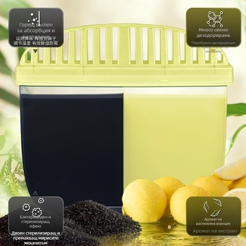 GLOBAL WAREHOUSE дезодираща кутия за гардероб със аромат на зелен чай