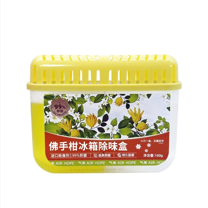 Хладилникова дезодираща кутия с активен въглен, антибактериална, персонализиран аромат, дезодорация и филтрация