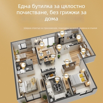 Универсално почистващо средство Plant care – дълбока дезинфекция, ароматизиране и освежаване, премахва котлен камък, разтваря маслени петна