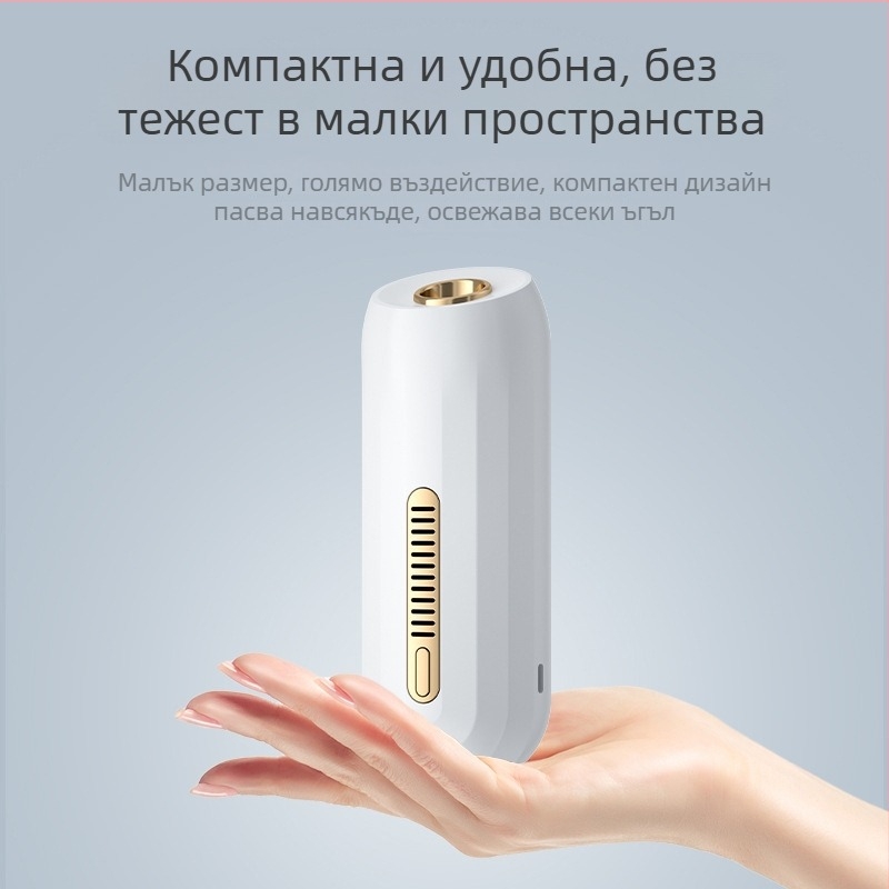 Портативен USB въздухоочистител за автомобил и дом със технология на отрицателни йони, премахване на миризми и стерилизация