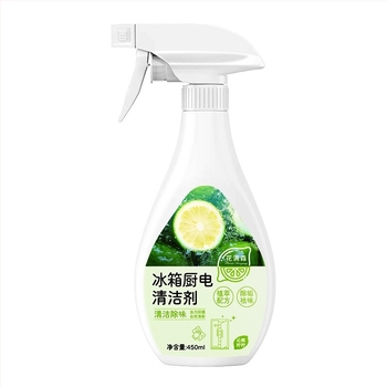 Мултифункционален почиствач за хладилници и кухненски електроуреди – антибактериален, дълбоко почистване, премахване на миризми, премахване на котлен камък, премахване на маслени петна, 450ml