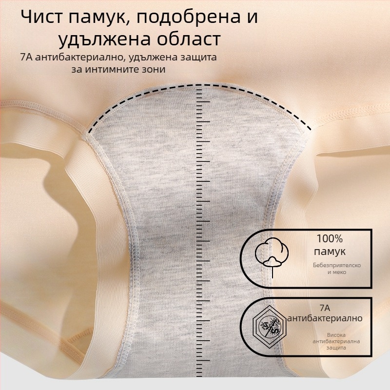Дамски модални долнища, средна талия, дишащи и антибактериални, подплата от 100% памук, плетена тъкан