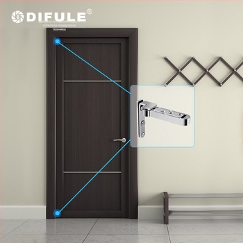 Шарнир за врати с носеща функция, 3D регулиране, горна и долна въртяща ос, модел L040, цинкова сплав, никелиране, DIFULE