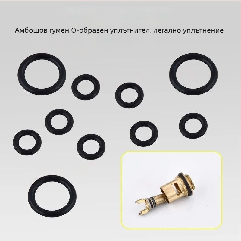 Универсална клапанна сърцевина за ремонт на кран с бързодействащ триъгълен клапан, керамичен диск, силиконово уплътнение и аксесоари