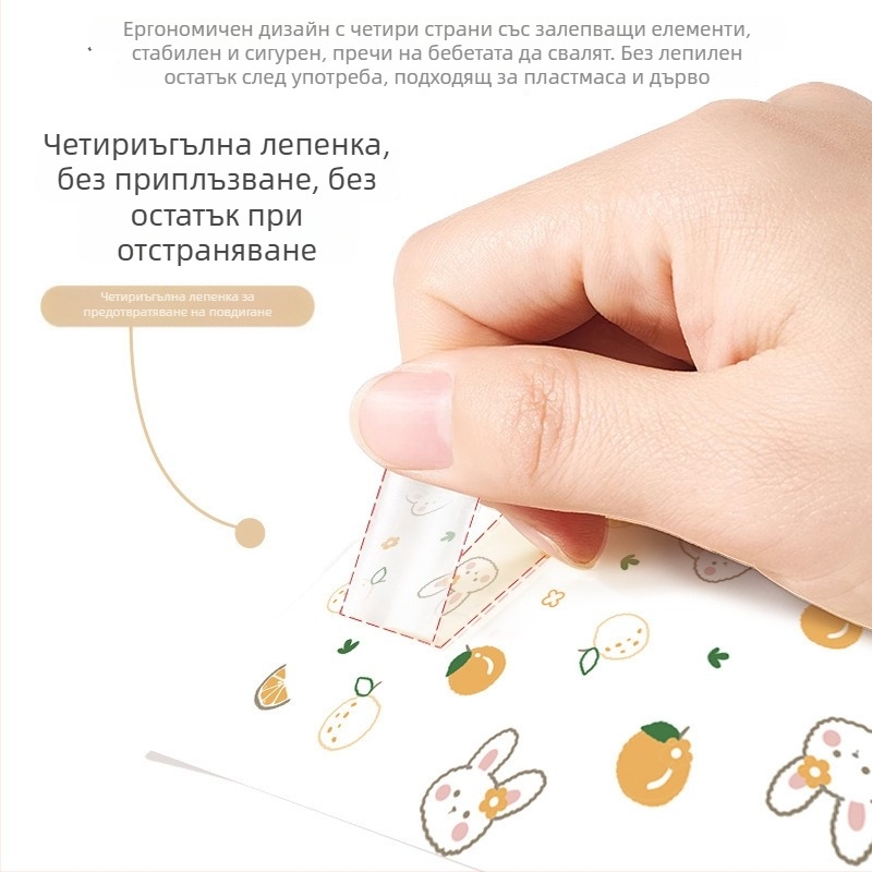 Еднократна хартиена подложка за хранене за бебета и деца; устойчива на мазнини и замърсяване; персонализация налична