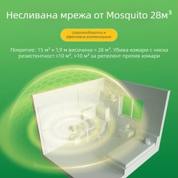 Електрическо средство за отблъскване на комари - без мирис, течна формула, Olive Chrysanthemum, комплект 6 бутилки с устройство