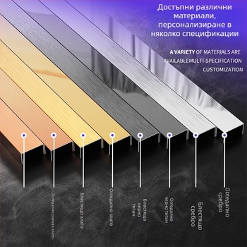 304 неръждаема стомана U-образна кантова лента, модел x52901, марка Xin Zeyang, монтаж наличен
