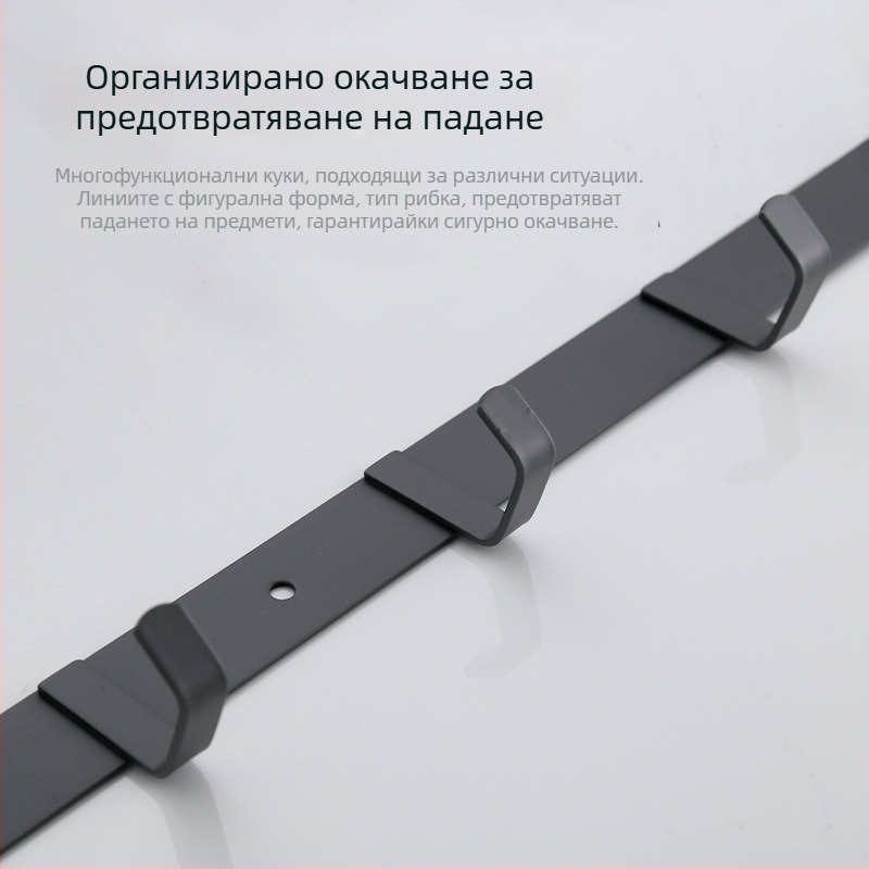 Държач за хавлии от неръждаема стомана, стенен, еднослоен, за съхранение, товароносимост до 20 кг