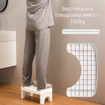 Домашна пластмасова тоалетна табуретка, неразгъваща се; произход: Уензоу; внос: Не; марка: Друга