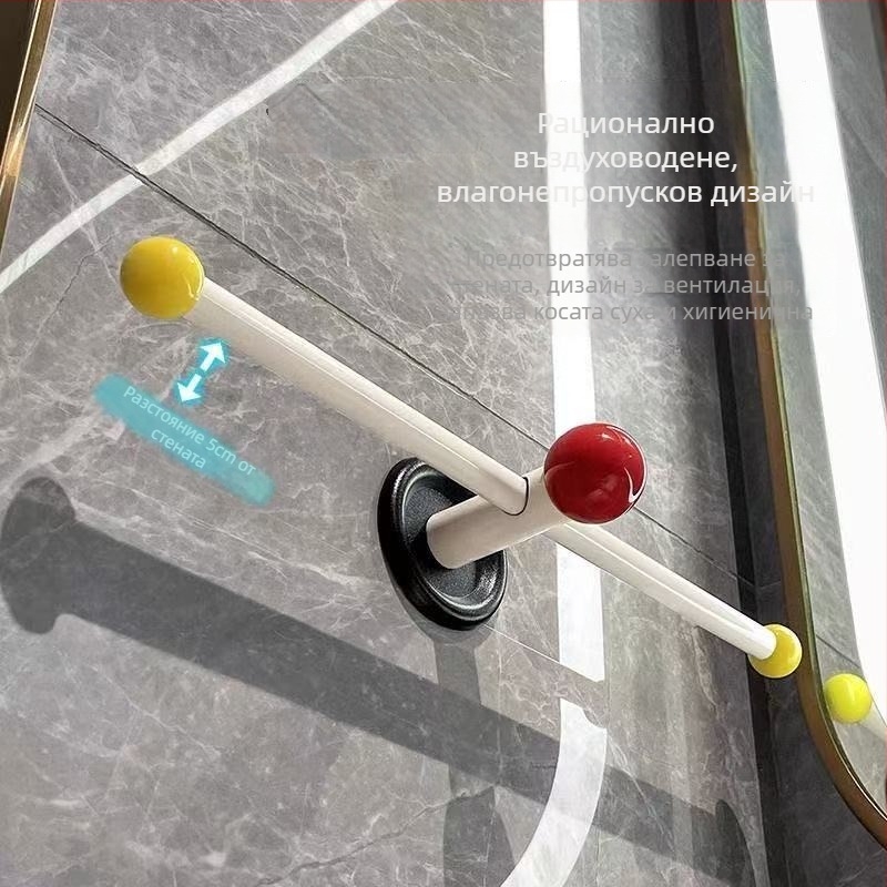 Стенен държач за аксесоари за коса - метал и PP, марка Yijuju, модел xxx4564879, международно износно снабдяване