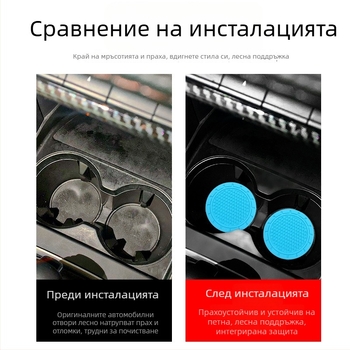 Автомобилна подложка за чаша от PVC с пчелна структура, печатно лого Haoli, анти‑плъзгаща