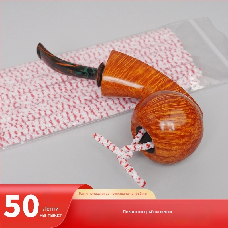 Почиствателен прът за пушена тръба със памучни тампони Briar тръби