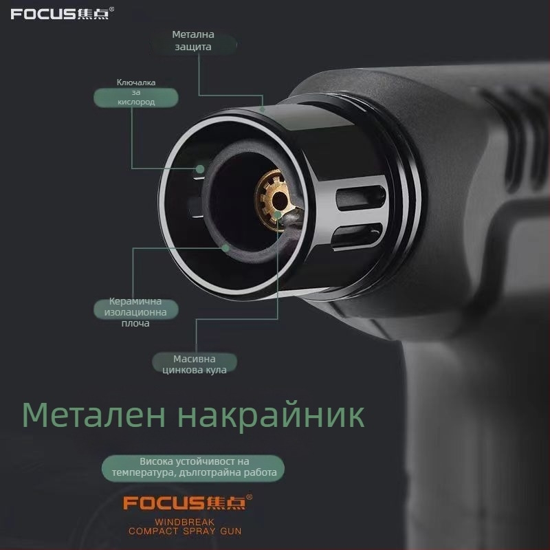 Запалка за моксибустация – пластмасов корпус, многоразова бутанова запалка, ветроустойчива, Xia feng