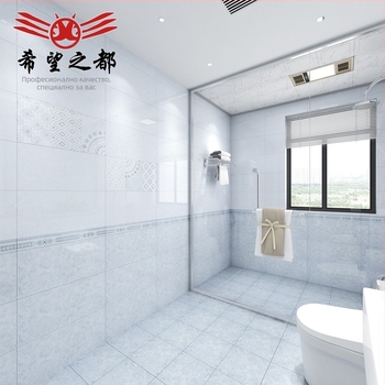 Глазирана порцеланова плочка за кухня и баня, лъскава повърхност, антиплъзгаща се и износоустойчива, водопоглъщане 0,5%, компресивна якост 2000