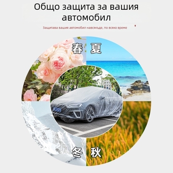 Покривка за автомобил, прозрачен PE филм, удебелена, прахозащитна, универсална; Марка: Yin chun; Материал: Друг; Персонализация: Да; Съвместимост: За автомобил; Стил: Прозрачен