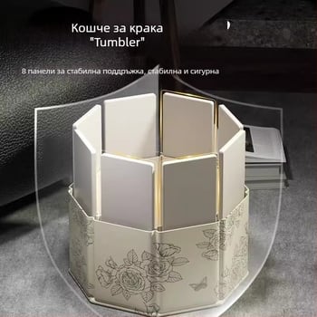 Сгъваема дълбока ваничка за крака със капак, за домашна употреба, водоустойчива платнена конструкция, водно ниво над 25 см, удебелена конструкция