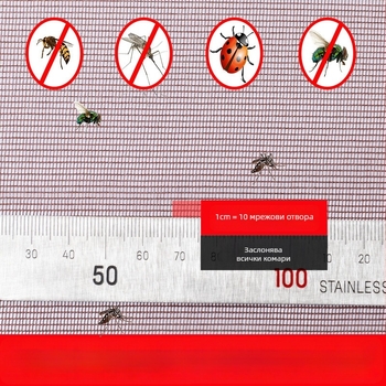 Мрежеста завеса за врата за спалнята, модерен минималистичен стил, принт с растения