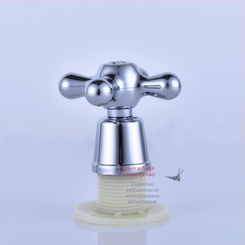 Ръкохватка за кран с ъглов клапан — пластмасова, единична шарнирна конструкция, модерен стил, персонализирана обработка