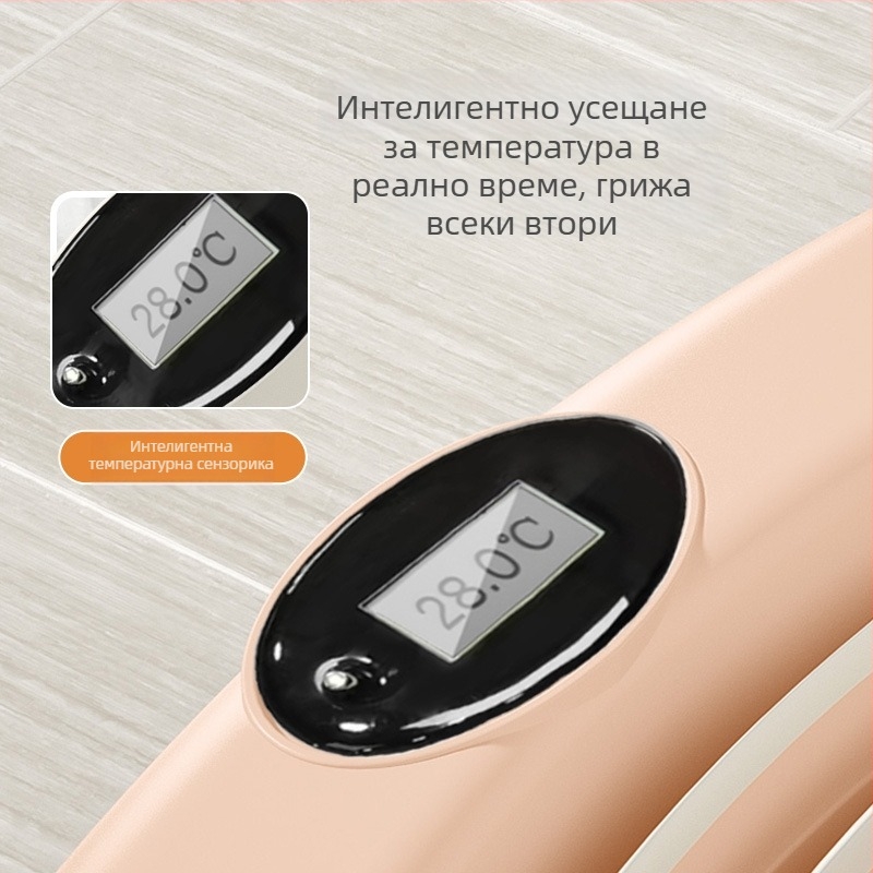 Бебешка ваничка за къпане - сгъваема пластмасова, Le Bonnie, за новородени и деца, Тайжоу произход