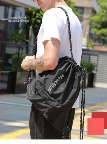 Баскетболна раница с връзки – полиестер, модел T118, марка TINYAT/Tianyi, за баскетбол, печат на лого