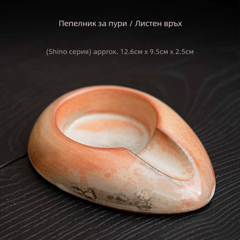 Порцеланов пепелник за пури – Kangli Ceramics, произход Дехуа, Китайски стил, печат на лого