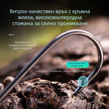 Chuangxin оловна кука за лур примами, назъбена риболовна кука за риболов на океански плаж