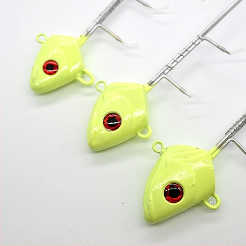 Кука с оловна глава, бодлива Tianya кука, за океански риболов от лодка, единична кука