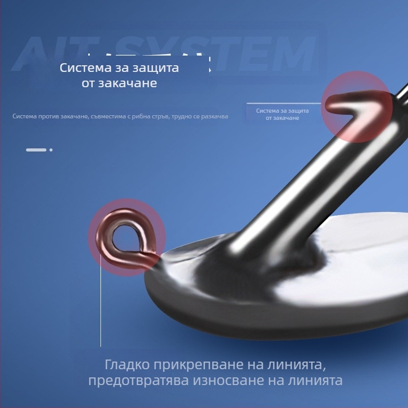 Huizhu оловна кука със шипове за риболов на река