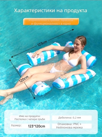 Надуваема водна плаваща платформа – Пластмасов материал, Буна, Водно колело, Подпомагаща функция