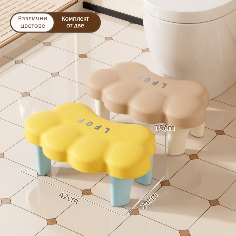 PP столче за крак за баня, антихлъзгащо, не се сгъва, марка Yushi