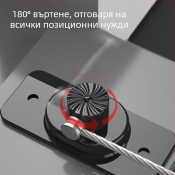 Безпробно заключване с парола за хладилници и шкафове; удебелена конструкция; против кражба; модел Password Refrigerator Lock-001; материал: неръждаема стомана + ABS