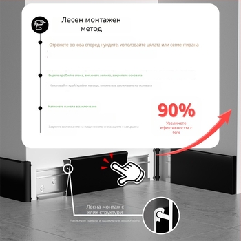 Zhengli алуминиева сплав, F-тип безшевна kick plate със прав ръб, утолщена конструкция, двойна панта и закопчалка