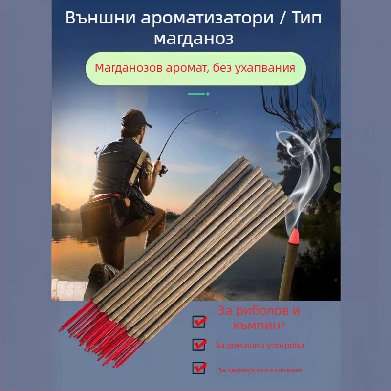 Пръчки против комари с wormwood за открито приложение, твърда коренова формула, леко токсично, Fire Bat